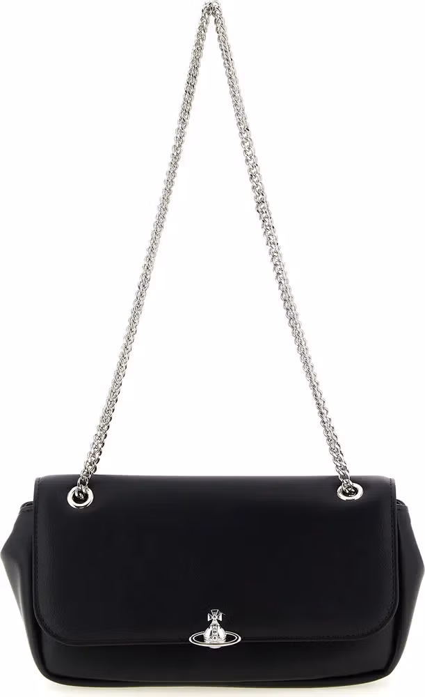 Vivienne Westwood Black Polyester Crossbody Bag