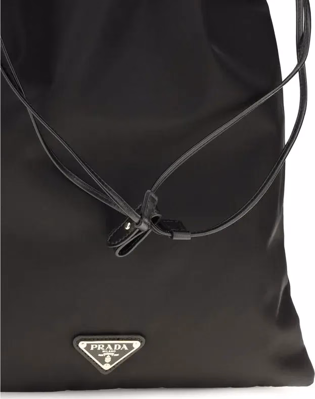 Prada Black Polyamide Clutch Bag