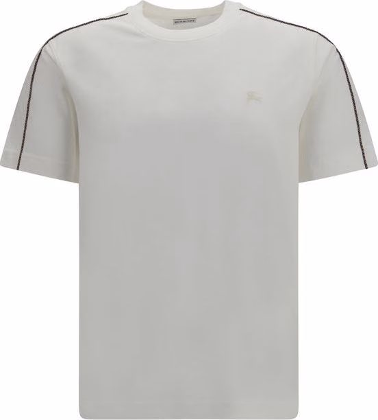 Burberry White Cotton T-Shirt