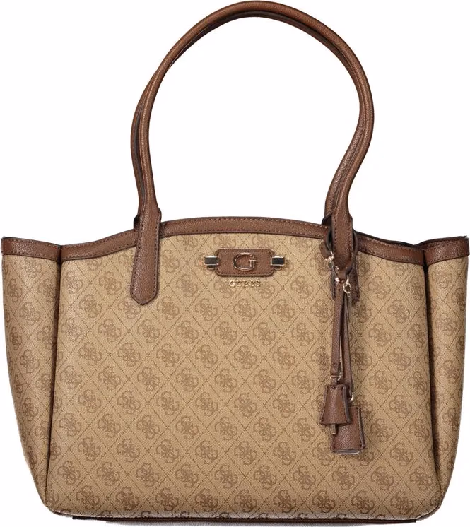 Guess Jeans Beige Polyurethane Womens Bag