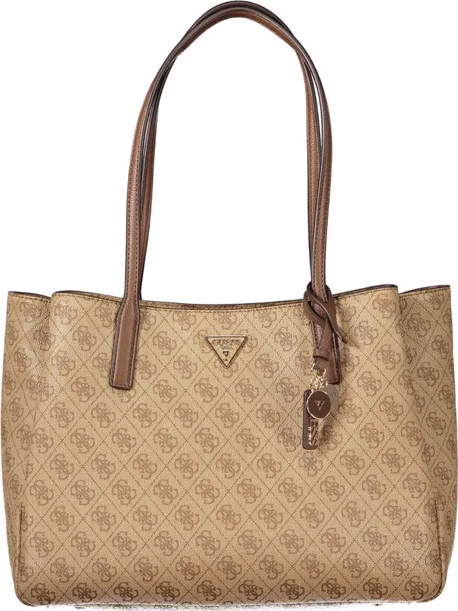 Guess Jeans Beige Polyurethane Women's Bag
