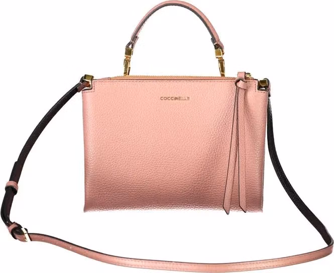Coccinelle Pink Leather Womens Bag