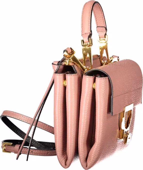 Coccinelle Pink Leather Womens Bag