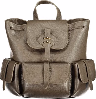 Brown Leather Backpack