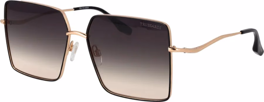 Trussardi Black Stainless Steel Sunglasses