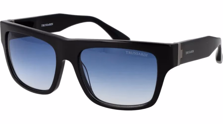 Trussardi Black Acetate Sunglasses