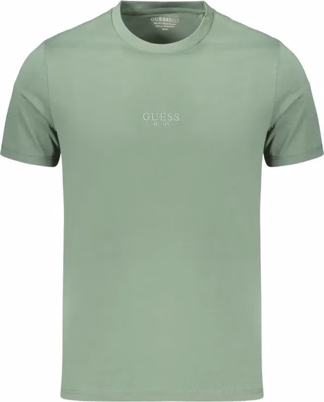 Guess Jeans Green Cotton Men's T-Shirt