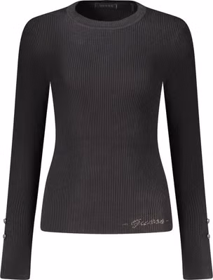 Black Viscose Women's Sweater