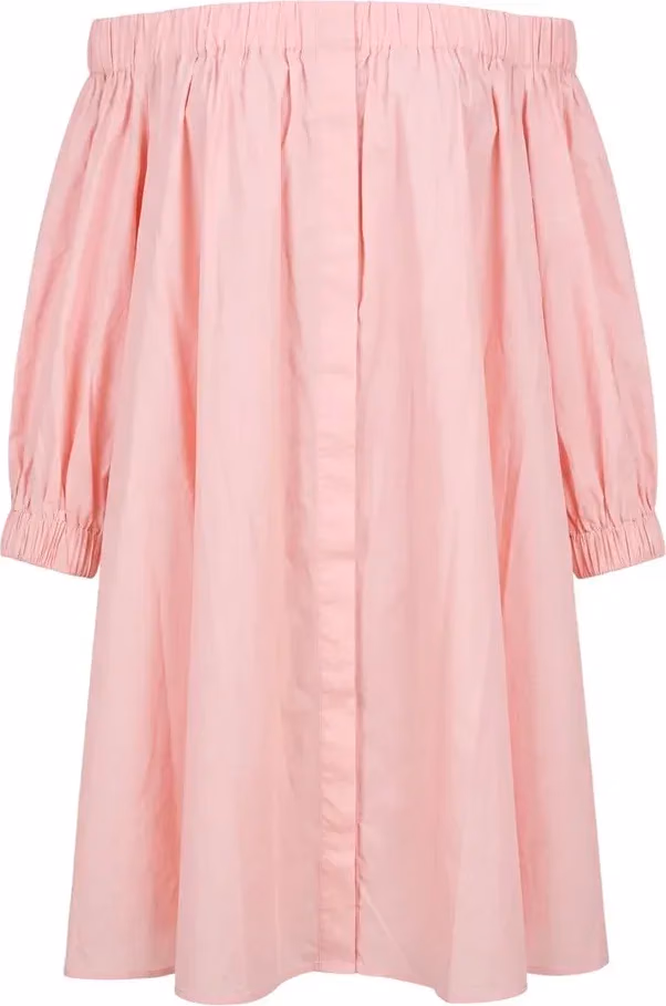 Trussardi Jeans Pink Cotton Women Dress