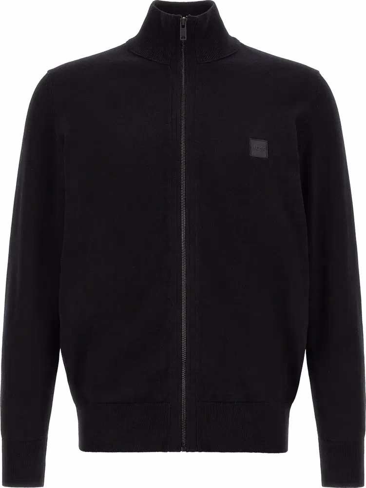 Hugo Boss Black Cotton Cardigan