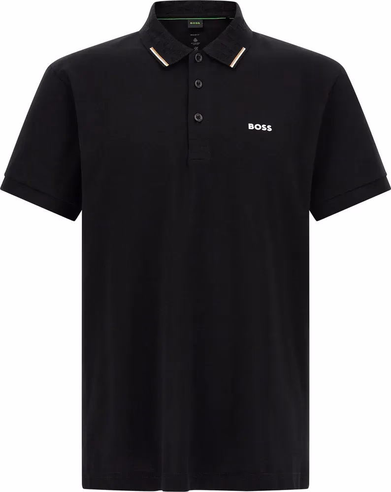 Hugo Boss Black Cotton Polo Shirt