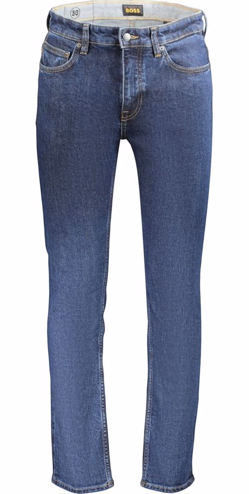 Hugo Boss Blue Cotton Men's Jeans