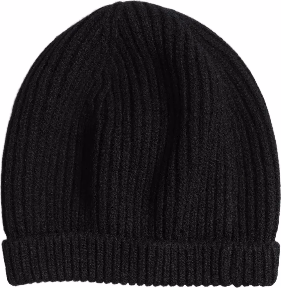 Dolce & Gabbana Men Black Wool Knitted Winter Beanie Capello One Hat