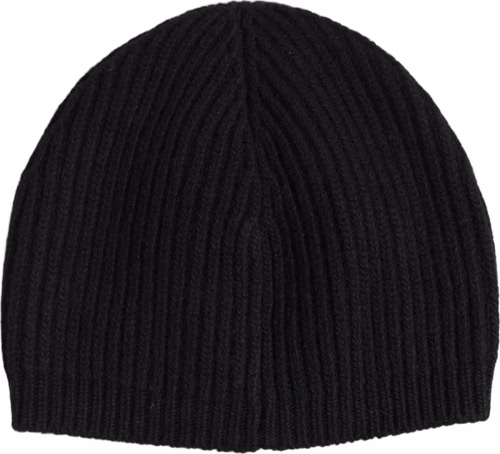Dolce & Gabbana Men Black Wool Knitted Winter Beanie Capello One Size Hat