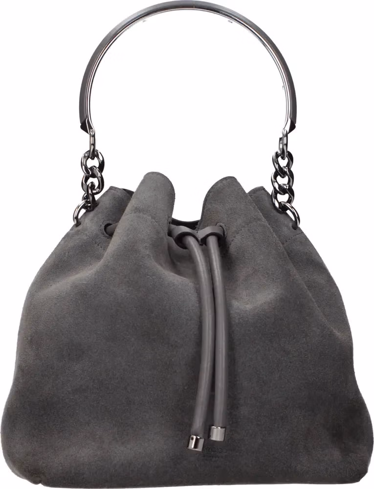 Jimmy Choo Gray Leather Handbag