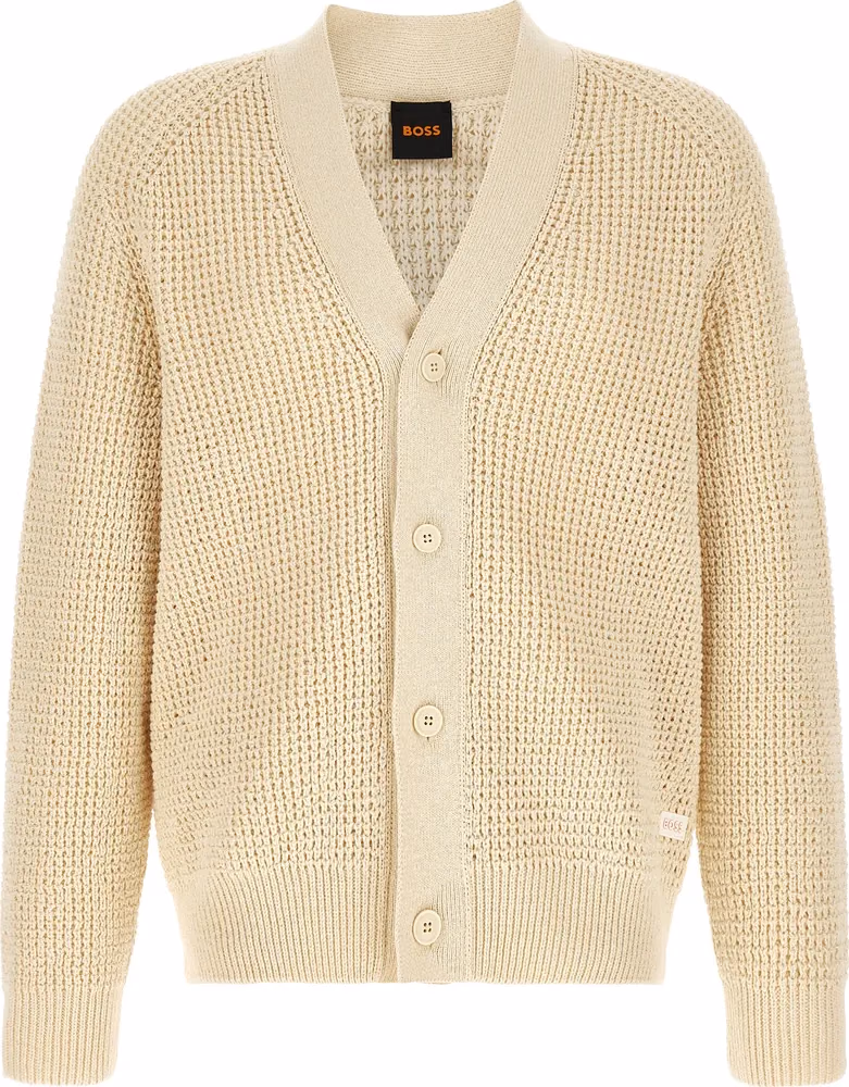 Hugo Boss Beige Cotton Cardigan