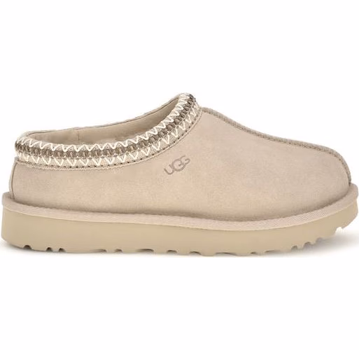 UGG Beige Leather Mules