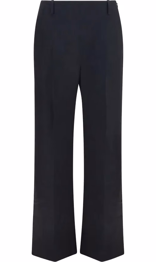 Khaite Black Polyester Casual Pants