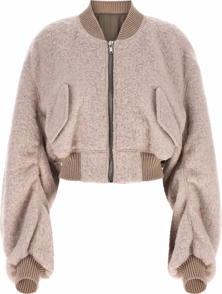 Rick Owens Multicolor Marabou Bomber