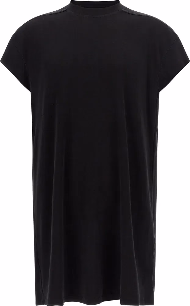 Rick Owens Black Cotton T-Shirt