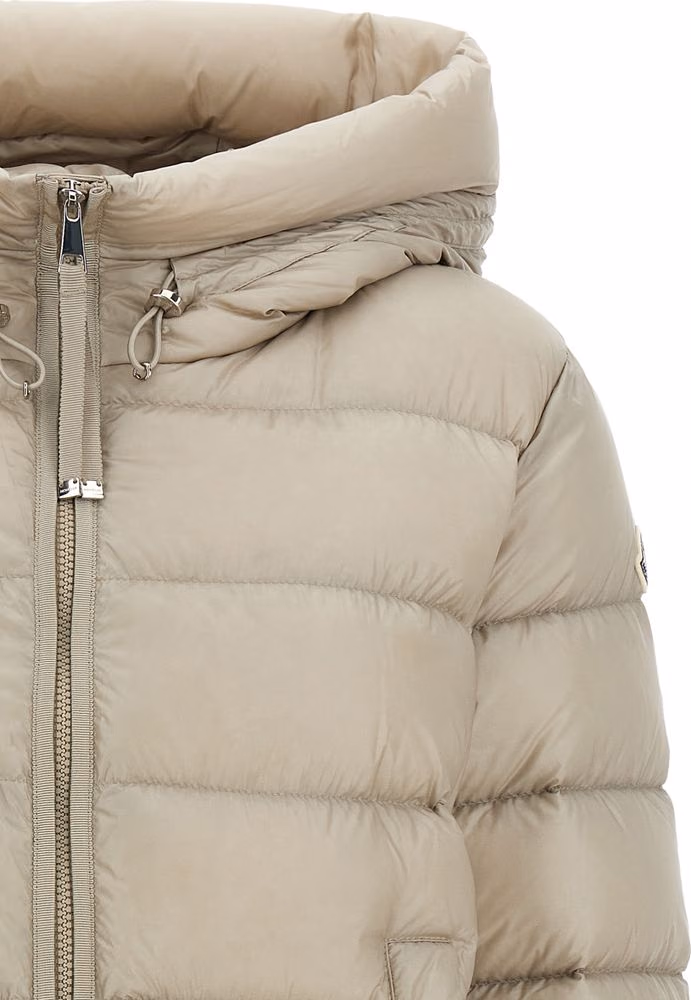 Moncler Beige Polyamide Full-Length Jacket