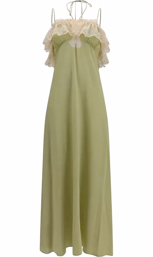 Chloé Bicolor Silk Casual Dress