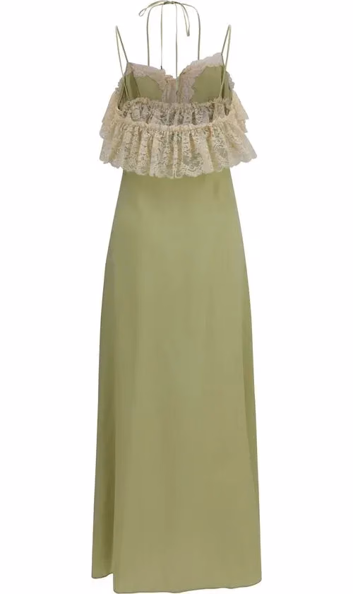 Chloé Bicolor Silk Casual Dress
