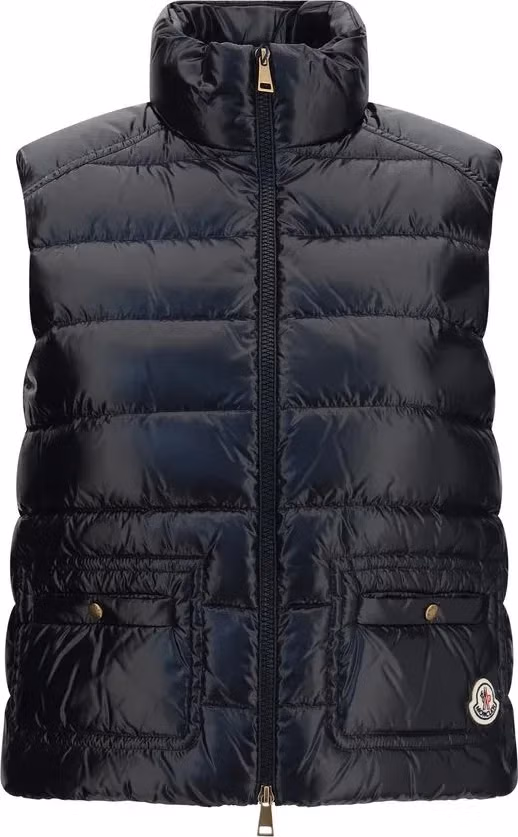 Moncler Black Polyamide Sleeveless Jacket