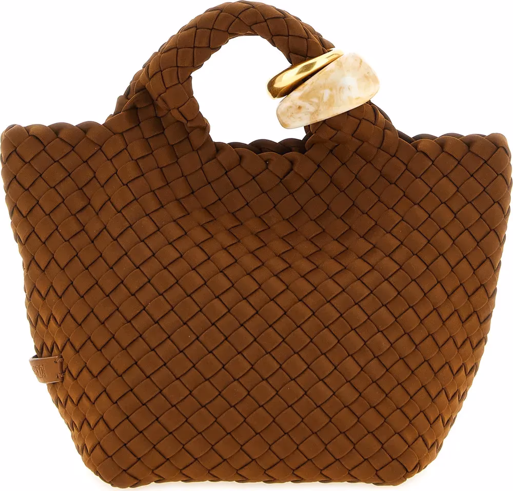 NAGHEDI Brown Nylon Handbag