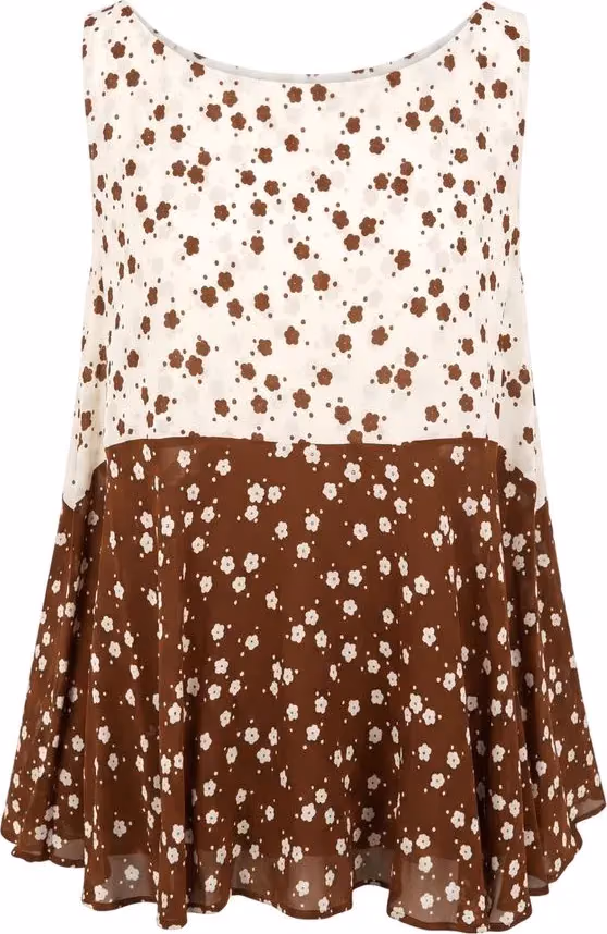 Trussardi Jeans Brown Viscose Women Tank