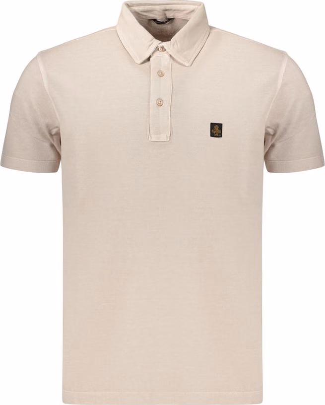 Refrigiwear Beige Cotton Men's Polo Shirt