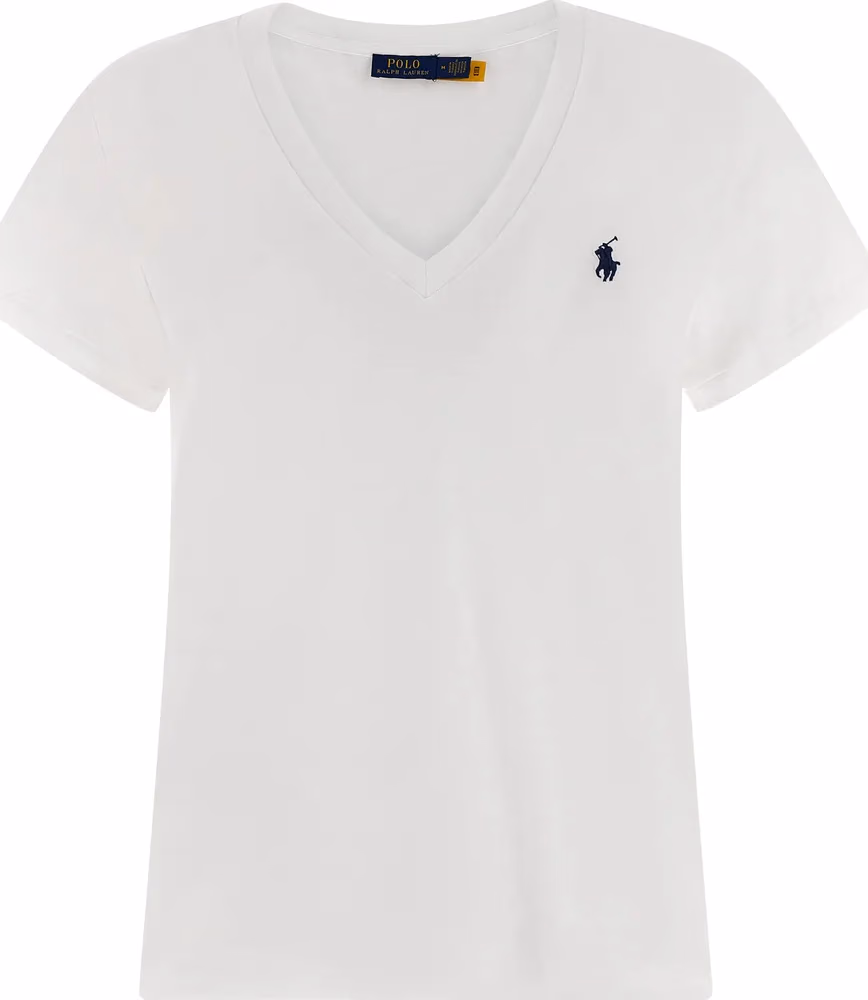Polo Ralph Lauren White Cotton T-Shirt