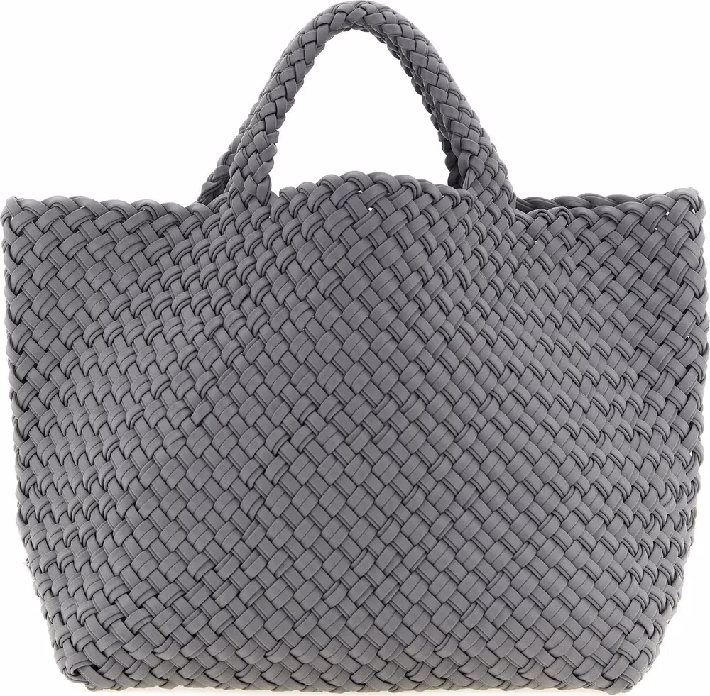 NAGHEDI Gray Nylon Tote Bag