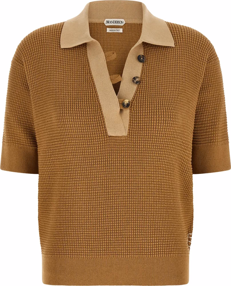 J.W.Anderson Beige Cotton Polo Shirt