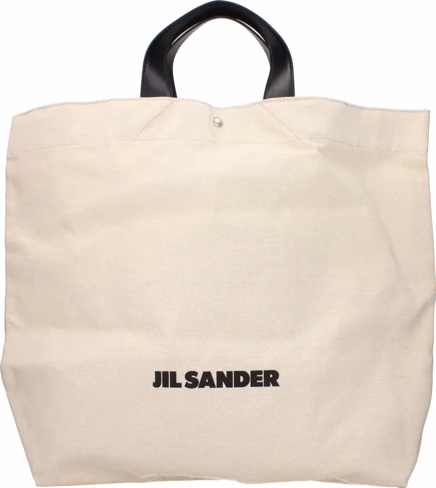 Jil Sander Beige Fabric Handbag