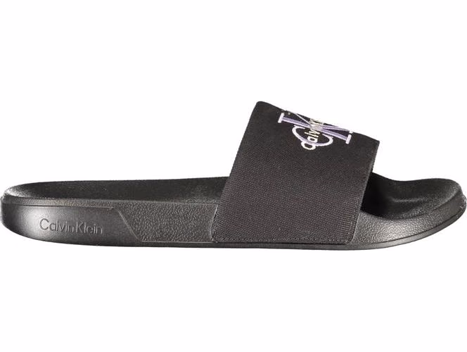Calvin Klein Nero Polyurethane Women Ciabatta