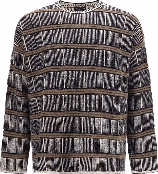 Giorgio Armani Blue Silk Sweatshirt