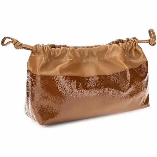 Pierre Hardy Brown Calf Leather Bos Taurus Clutch Bag