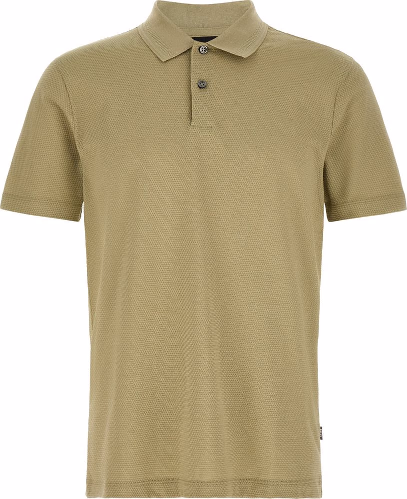 Hugo Boss Beige Cotton Polo Shirt