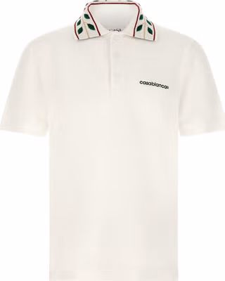 White Organic Cotton Polo Shirt