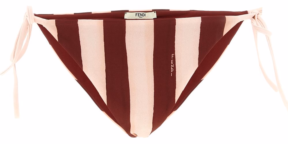 Fendi Bordeaux Polyester Bikini