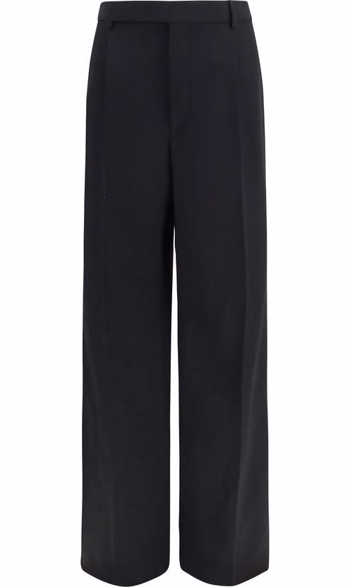 Saint Laurent Black Wool Oves Aries Dress Pants