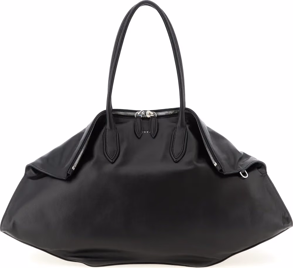 Alexander McQueen Black Calfskin Shoulder Bag