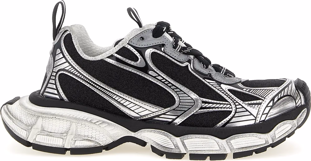 Balenciaga Black Polyethylene Athletic Sneakers
