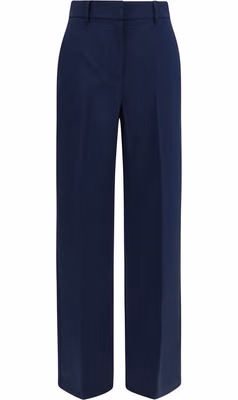 Blue Wool Oves Aries Casual Pants