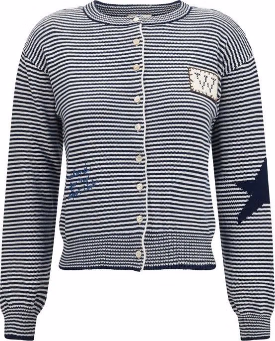 Max Mara Multicolor Cotton Cardigan