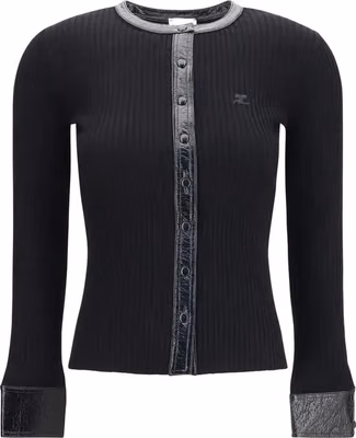 Black Viscose Cardigan