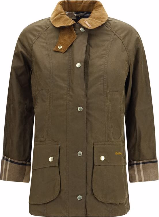 Barbour Bicolor Cotton Shell Jacket