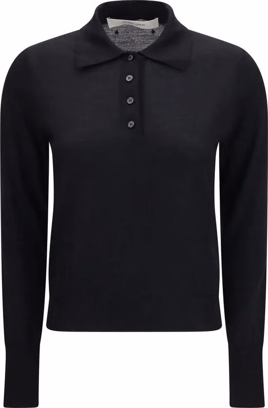 Golden Goose Black Wool Oves Aries Shirt