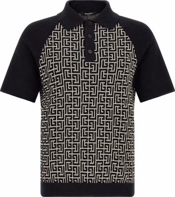 Bicolor Cotton Polo Shirt
